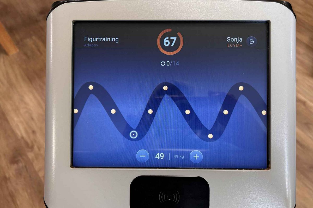 Figurentraining Bildschirm Analyse