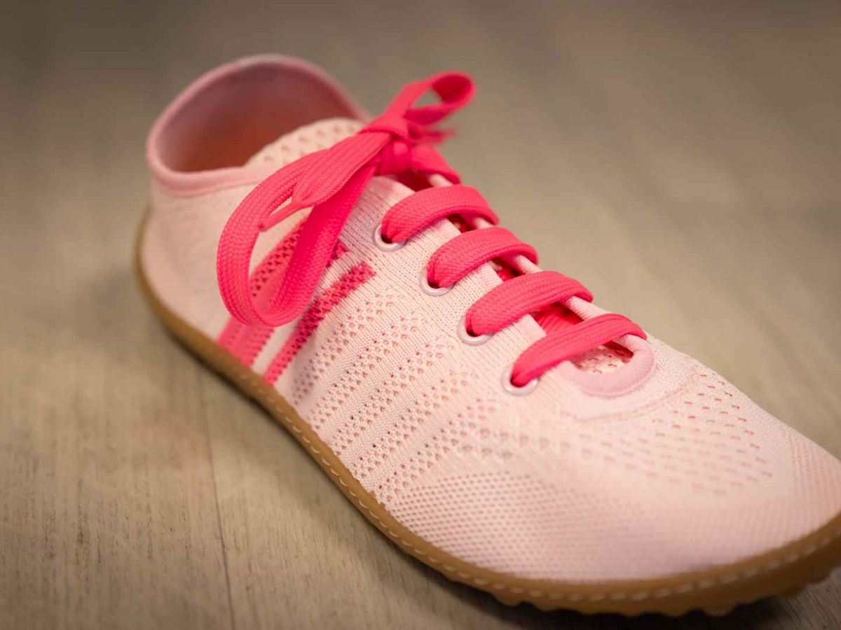 Pinker Barfußschuh